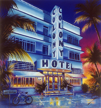 Commercial Painting by Sambataro: Colony Hotel, South Beach, FL