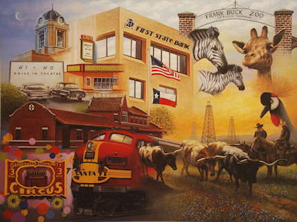 Corporate Mural by Sambataro: City of Gainesville (Commemorative Painting)