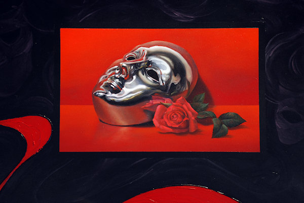 Shadow Box Series: Mask and Rose
